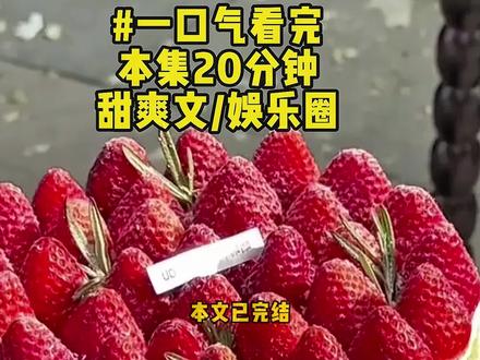 一口气看完 本集20分钟 #甜文 #娱乐圈 #宝藏小说