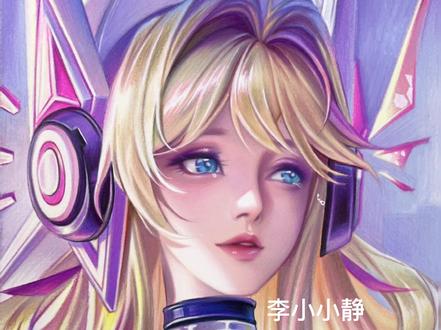 画好啦~下一个画谁呢?#虞姬情人节限定皮肤 #彩铅 #手绘 #临摹 #抖音小助手