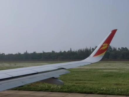 海口飞往深圳首都航空波音JD5596起飞全过程!壮观!@抖音小助手