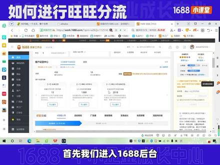 #电商 #干货分享 #企业管理 如何进行旺旺分流
