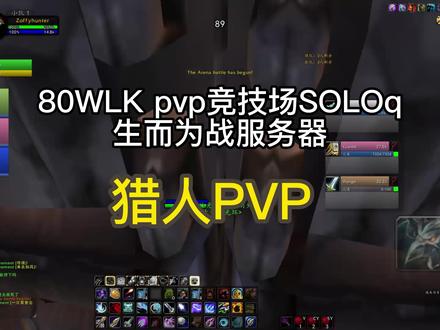 传统艺能,80级WLK猎人PVP竞技场#魔兽世界怀旧服 #魔兽世界pvp