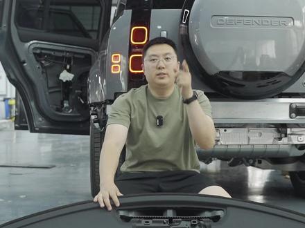 路虎卫士原厂HUD抬头显示,原厂预留对位安装不损车#卫士 #抬头显示hud #路虎卫士原厂改装 #重庆卫士改装