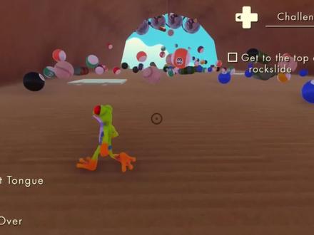 青蛙模拟器:桌球和易拉罐一直往下滚,塔米迎难而上获得奖杯!