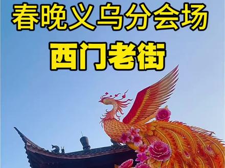 义乌春晚分会场【 西门老街】开放了!#义乌春晚 #西门老街#伊条珑农文旅 #千年古城过大年 #义乌网红打卡点推荐