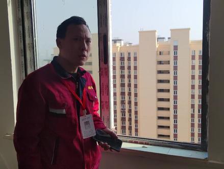 阳台外口千万别贴瓷砖,时间久小心砸到人!#工地现场 #工地巡检 #装修设计