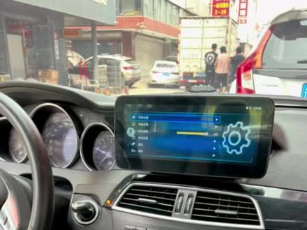 #奔驰c180 #c180悬浮屏 #c180改装 奔驰c180中控悬浮屏升级案例