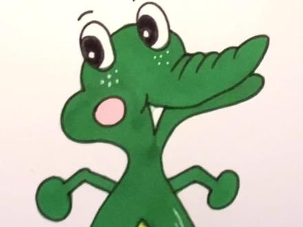 为啥鳄鱼水下张大嘴,也不怕灌水?#简笔画 #鳄鱼