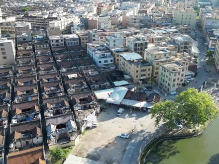 换个角度来看看桃陈村#峡山#古建筑#无人机航拍