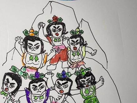 葫芦娃简笔画#简笔画 #葫芦娃 #简笔画教程