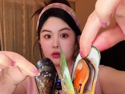 海虹vs青口?馋你馋你#海虹 #青口贝 #青口 #爱吃食物的女孩子
