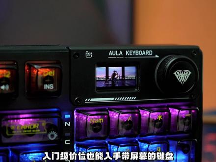 入门级价位也能入手带屏幕的满配98配列键盘?狼蛛F98pro可以了解下#狼蛛f98pro #游戏外设 #键盘