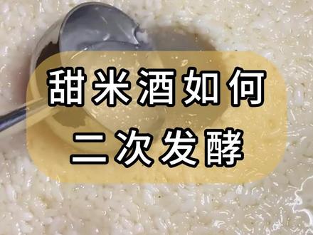 现在还不会二次发酵的姐妹可以看过来了#醪糟 #酒酿#植物甜酒曲