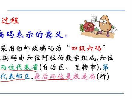 西师大版数学四年级上册微课视频:1.3.1 认识邮政编码