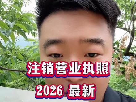 注销营业执照 2026 最新营业执照注销,三步即可注销完成#注销执照 #执照注销 #个体户注销 #注销营业执照 #营业执照注销