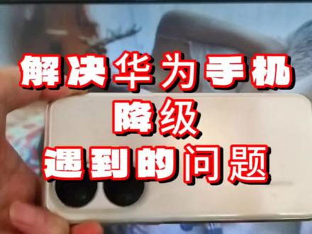 解决华为手机鸿蒙4.0降级遇到的问题,一次成功降级到鸿蒙3.0#鸿蒙4.0降级 #华为手机降级 #系统