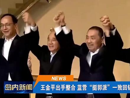 王金平出手整合 蓝营“挺郭派”一致回锅支持侯友宜 #两岸头条