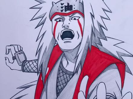 换一个起稿教程绘画自来也。#手绘 #手绘教程 #绘画教程 #动漫 #自来也 #火影 #火影忍者 @抖音小助手