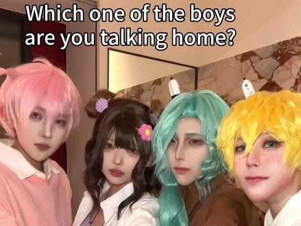 你最想把哪个男孩带回家? #整活 #抽象 #致歉一切 #海绵宝宝