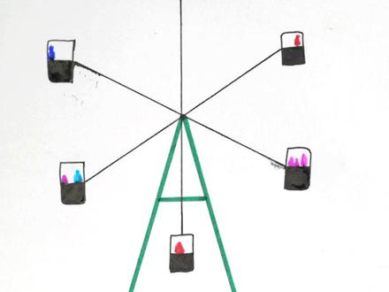 用字母A与日字画摩天轮,超级简单!#简笔画 #儿童简笔画 #原创 #手绘#画画 @DOU+小助手