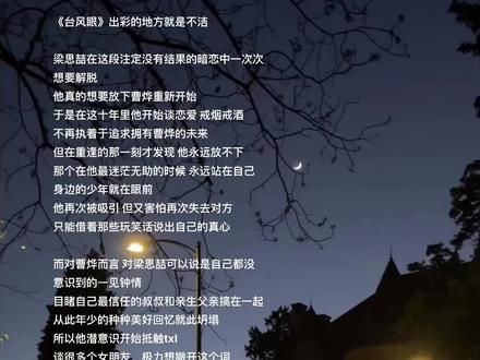 《台风眼》是最符合现实的电影 什么时候看《台风眼》才能不落泪#台风眼 #台风眼潭石