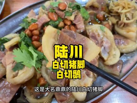 第一次来到陆川,吃到了当地特色美食白切猪脚,白切鹅,果然名不虛传。 #陆川县 #跟着抖音来探店 #地方特色美食 #玉林美食 #白切猪脚