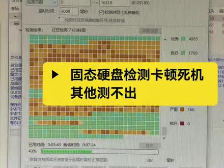 如果你的电脑配置不低,可是用起来很卡,用了硬盘检测工具测不出来问题,那么大伙可以用下 DG 分区工具如图操作,多半都是可以测出来你的硬盘出问题了,更换硬盘即可 #硬盘卡顿死机蓝屏 #电脑小技巧 #DIY电脑日常 #电脑检测工具 #如果判断电脑故障