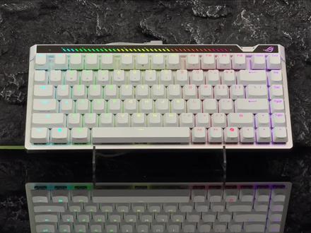 全网首发测评 ROG魔导士ACE75HEV2X版!和魔导士75v2有什么区别!1分钟告诉你!#rog魔导士ace75he #v2x轴 #rog魔导士磁轴 #磁轴键盘 #rog外设