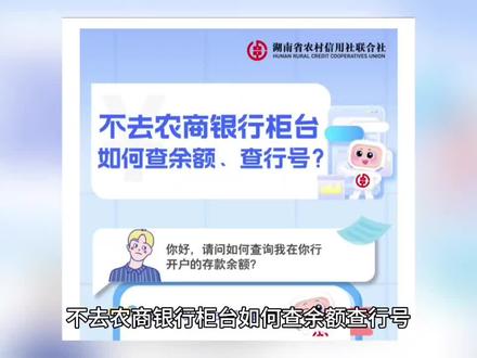 不去柜台如何查询?(1)