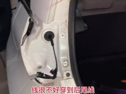 21款本田飞度/来福将安装倒车影像走线方法#汽车音响改装 #汽车知识 #360全景 #本田导航