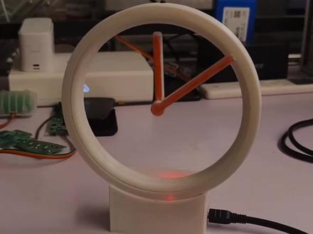 #电子爱好者 #电子产品 #科技小制作 #悬浮时钟 最近很火的悬浮时钟制作分享