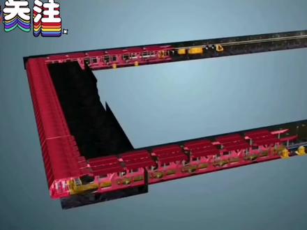 3D 动画了解煤矿综采#矿山机械