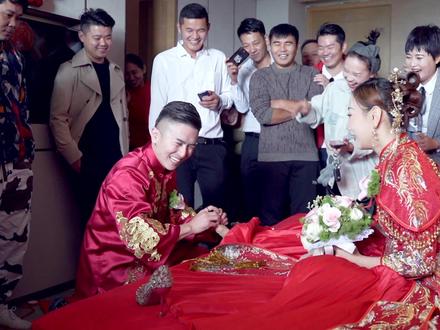 杜百万的爸爸妈妈结婚啦#家有萌娃 #婚礼现场 @抖音小助手