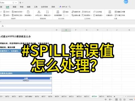 种草spill@嗨喽豆的excel