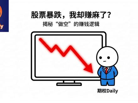 股票暴跌?我却赚麻了!揭秘做空的赚钱逻辑 股票跌了,怎么还能赚钱?三分钟带你了解做空的原理!#股票 #做空 #股票做空 #理财 #投资