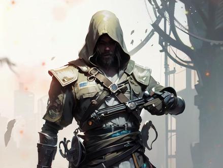 #素描 #手绘 #刺客信条 找到一张七年前画的素描