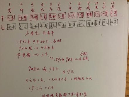 #传统文化 #国学文化 排大运与起运岁数#易经文化