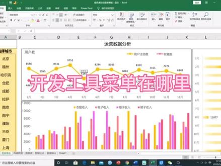 #excel技巧 #excel 开发工具功能哪里找呢?