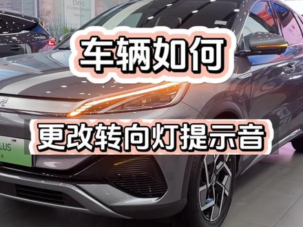 原来车上自带的转向灯声音是可以更改的! #唤醒元力一桐起舞 #买元plus的100个理由 @比亚迪汽车王朝 @比亚迪汽车