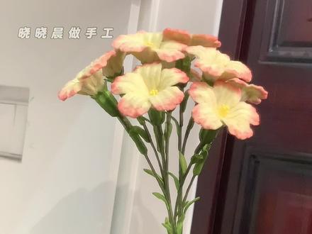 黄布丁康乃馨教程来啦🌸🌸🌸 花语:象征着对友谊、对母亲的感激之情。#手工教程 #扭扭棒 #花语#黄布丁 #手工花制作