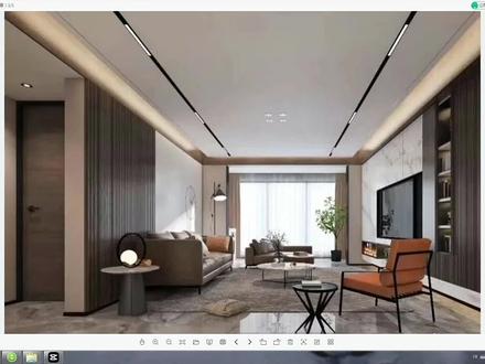 线形无主灯吊顶#酷家乐 #酷家乐教学 #效果图制作