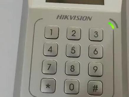 海康威视DS-K1T802M本机发卡步骤#门禁系统 #安防系统 #智能化弱电工程