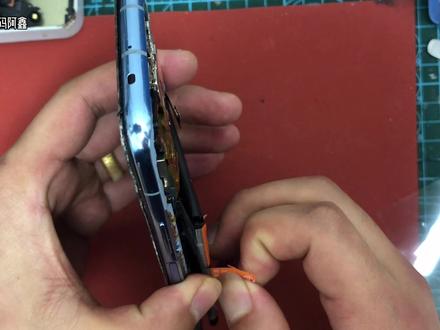 荣耀v30pro外屏更换,指纹排线位置要注意,解胶水背光屏怎么用?