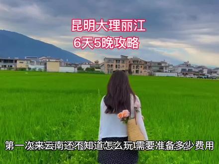 #旅行推荐官 #云南旅游全攻略 #跟着向云端一起去旅行 云南旅游昆明大理丽江