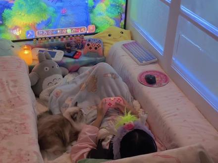 被无数人催更的小窝沙发教程来啦! #小窝教程 #大眼橙投影仪#大眼橙c3air #自制沙发diy #宅家