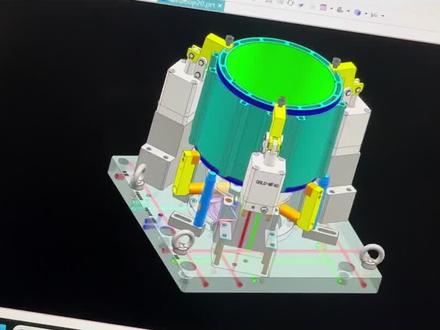 电机壳液压夹具#液压夹具#制造油缸#气动夹具