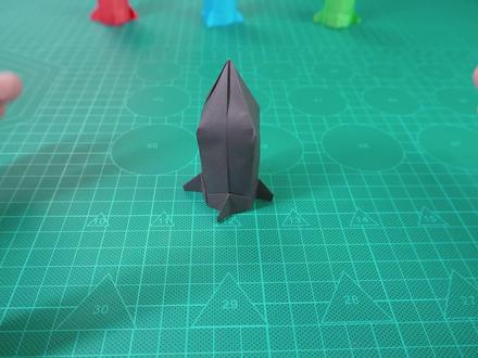 一根吸管一张纸,就能发射火箭弹!#折纸教程 #手工diy #折纸