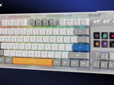 零基础上手!K1 Pro 键盘超详细入门指南 MiraBox K1 Pro 新手入门全教程!基础连接、按键设置、旋钮使用、AI 精灵 Komi、灯效调节一次讲清,零基础也能快速上手。#键盘教程 #机械键盘 #入门教程 #办公神器 #数码好物