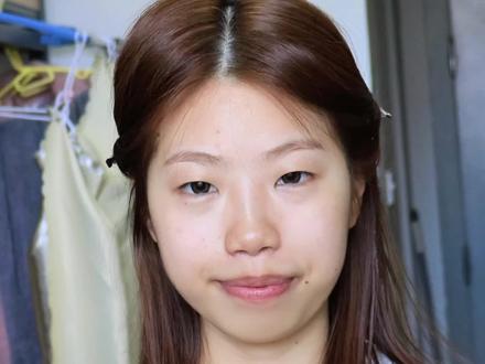 单眼皮画韩妆怕显凶?试试这个奶杏氧气妆!全妆教程跟练,简单易上手,低饱和温柔感满满 #百万美妆新星计划 #单眼皮妆容教程 #Mushu慕树假睫毛#花知晓#花知晓气垫