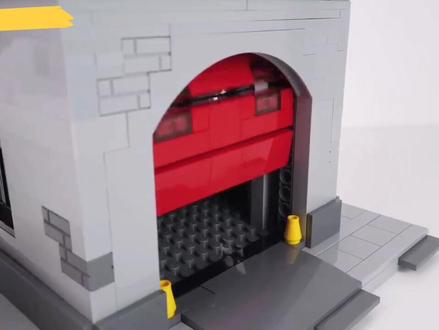 乐高前设计师TC教你拼搭一个卷帘门~#乐高 #乐高moc #moc