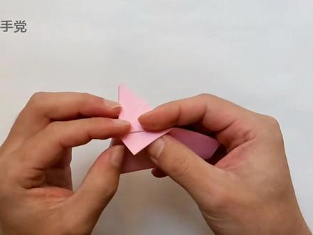 手工折纸,几张纸拼一个小碗